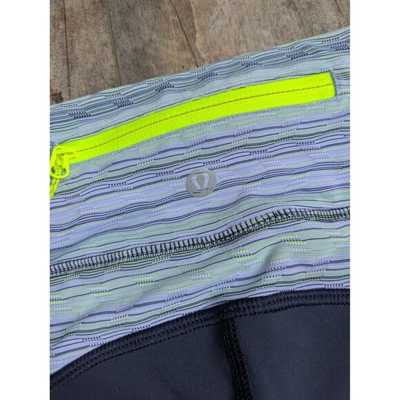 Lululemon Women Size 4 Blue Speed Tight IV Inkwell Space Dye Twist Leggings - Picture 5 of 6